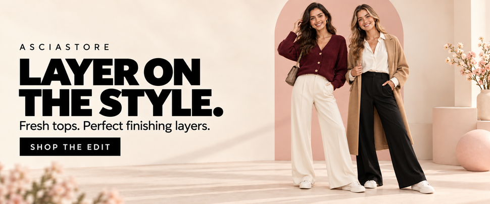 ASCIASTORE Tops & Outerwear collection banner