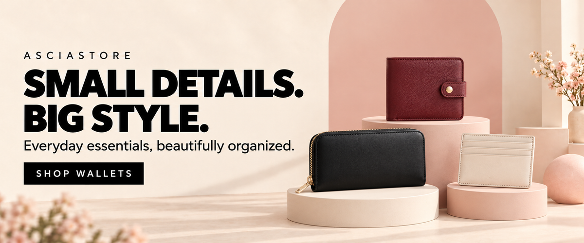 ASCIASTORE Wallets & Cardholders collection banner