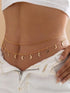 ACC1001 - Double-layer waist chain with crescent moon charms.