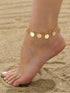 ACC1002 - Anklet with small round disc charms.