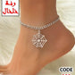 103 - Anklet with a spiderweb charm.