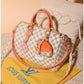 013378 — Scarf Detail Dome Bag — Cream Check