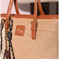 013351 — Woven Texture Charm Tote — detail