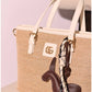 013351 — Woven Texture Charm Tote — detail