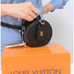 013353 — Round Mini Crossbody Bag — Black