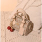 012845 — Cherry Charm Mini Bag — Beige