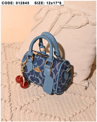 012845 — Cherry Charm Mini Bag — Blue