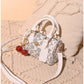 012845 — Cherry Charm Mini Bag — White