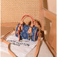 013368 — Colorful Mini Barrel Bag — Blue