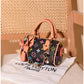 013368 — Colorful Mini Barrel Bag — Black Multicolor