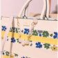 013404 — Printed Stripe Tote Bag — detail