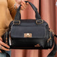 Mz119 — Front Flap Satchel Bag — Black