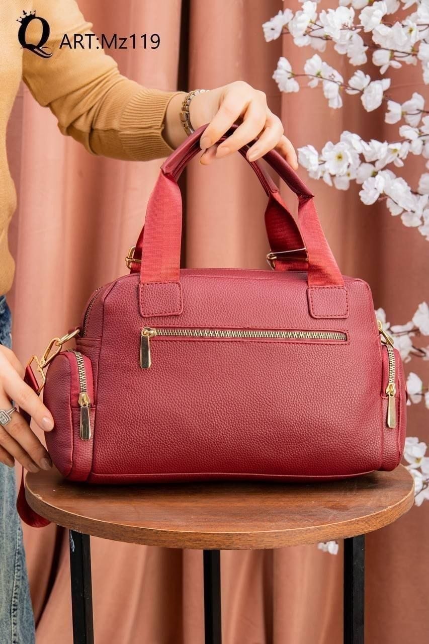 Mz119 — Front Flap Satchel Bag — detail