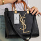 Mk133 — Metallic Frame Tote Bag — Black