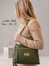 3164 — Zip Pocket Shoulder Bag — Green