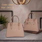 2886 — Textured Dome Satchel — Blush