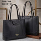 3148 — Long Handle Everyday Tote — Black