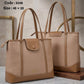 3148 — Long Handle Everyday Tote — Beige