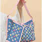 013722 — Colorful Shoulder Bag with Pouch — detail