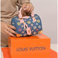013679 — Colorful Dome Handbag — Blue / Pink