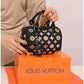 013679 — Colorful Dome Handbag — Black