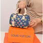 013679 — Colorful Dome Handbag — Blue / Cream