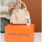 013819 — Stud Trim Dome Handbag — Cream