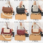013810 — Rounded flap crossbody bag, six-color overview