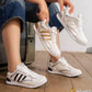 5265 — Contrast stripe lace-up sneakers, available color overview