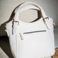AD1017 — Ivory buckle-handle handbag back, 23 × 20 (Ivory)