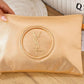 AD1019 — Rose Gold zip top clutch bag front, 31 × 21 (Rose Gold)