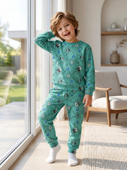 One-Eyed Wonder Printed Set — Teal