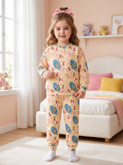 Bows & Buddies Printed Set — Butter Yellow