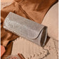 Shimmer Flap Clutch – 012666 (Silver)