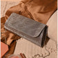 Shimmer Flap Clutch – 012666 (Gunmetal)