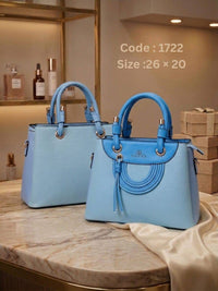 Tassel Top Handle Bag – 1722 (Blue)