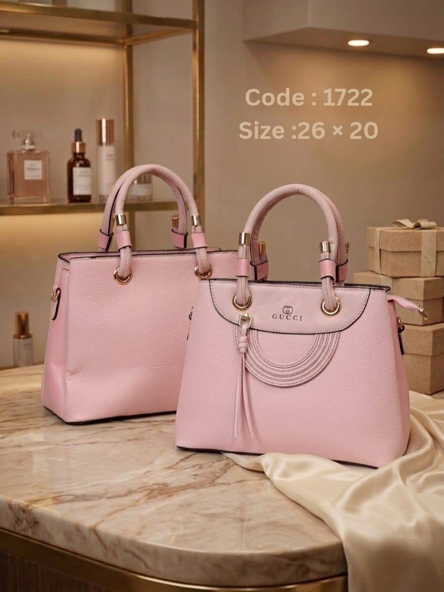 Tassel Top Handle Bag – 1722 (Pink)