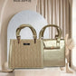 Chevron Texture Tote Bag – 2855 (Gold)