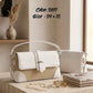 Panelled Flap Shoulder Bag – 2897 (White)