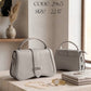 Curved Flap Top Handle Bag – 2965 (Grey)