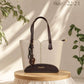 Structured Tote Bag – 3144 (Cream / Brown)