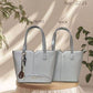 Structured Tote Bag – 3144 (Steel Blue)