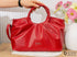 Braided Handle Gathered Bag – AM546 (Red)