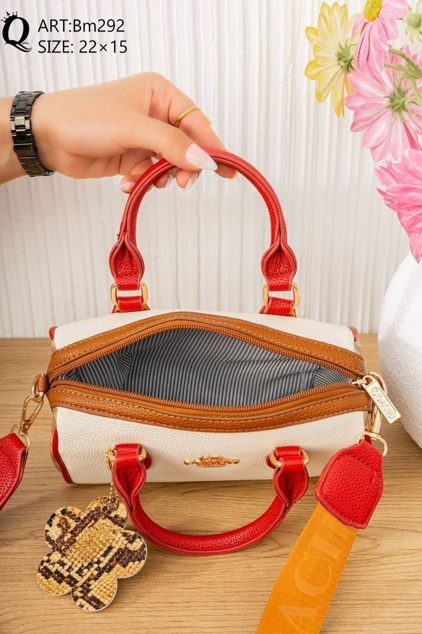 Colorblock Top Handle Bag – Bm292 - detail