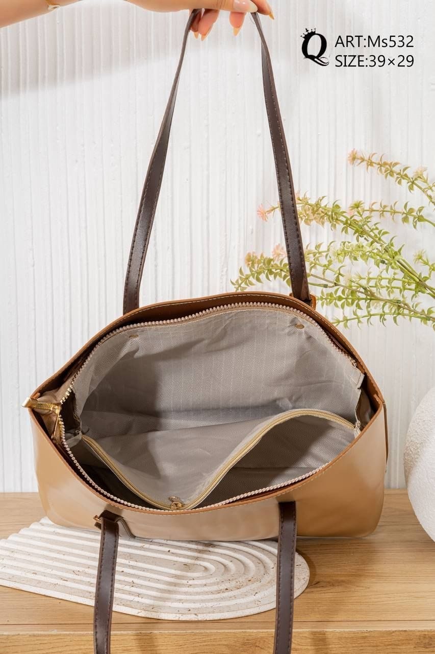 Contrast Strap Tote Bag – Ms532 - detail