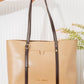 Contrast Strap Tote Bag – Ms532 (Tan)