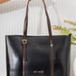 Contrast Strap Tote Bag – Ms532 (Black)