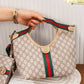 Striped Patterned Shoulder Bag – N144 (Beige / Cream)