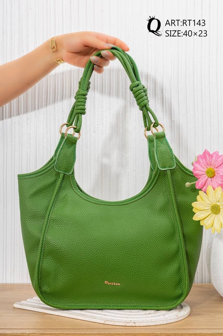 Knotted Handle Hobo Bag – RT143 (Green)