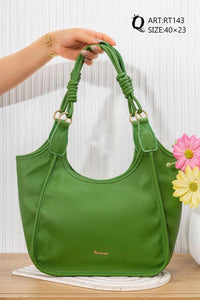 Knotted Handle Hobo Bag – RT143 (Green)